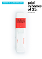 White Microscreen OFT7 Saliva device  for Drugs of Abuse  testing with a red label on a white background, featuring text about packaging and minimum order quantity.