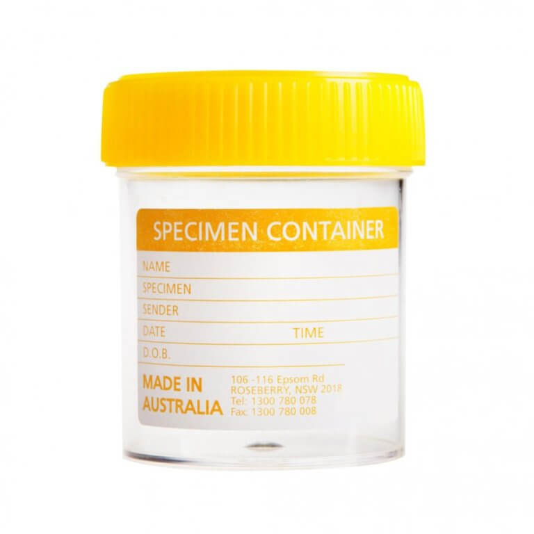 Urine Drug Testing Specimen Jar (70ml) Drug Testing Australia My Site